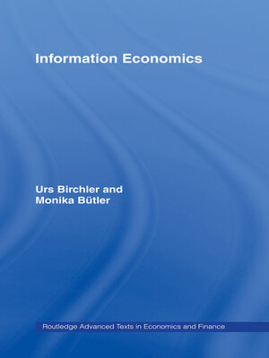 cover image of Information Economics
